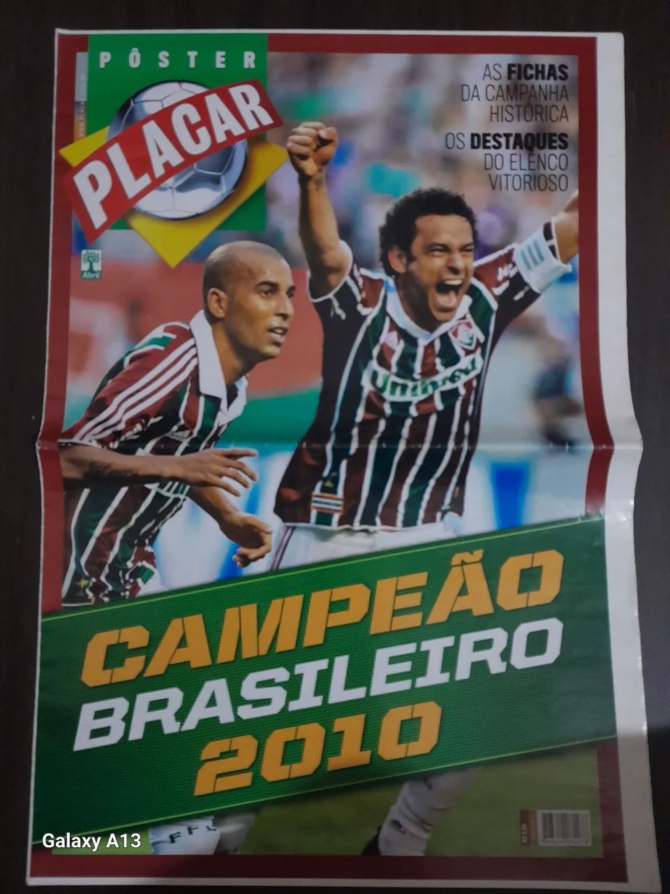 Pôster Fluminense ANO 2010 PLACAR 