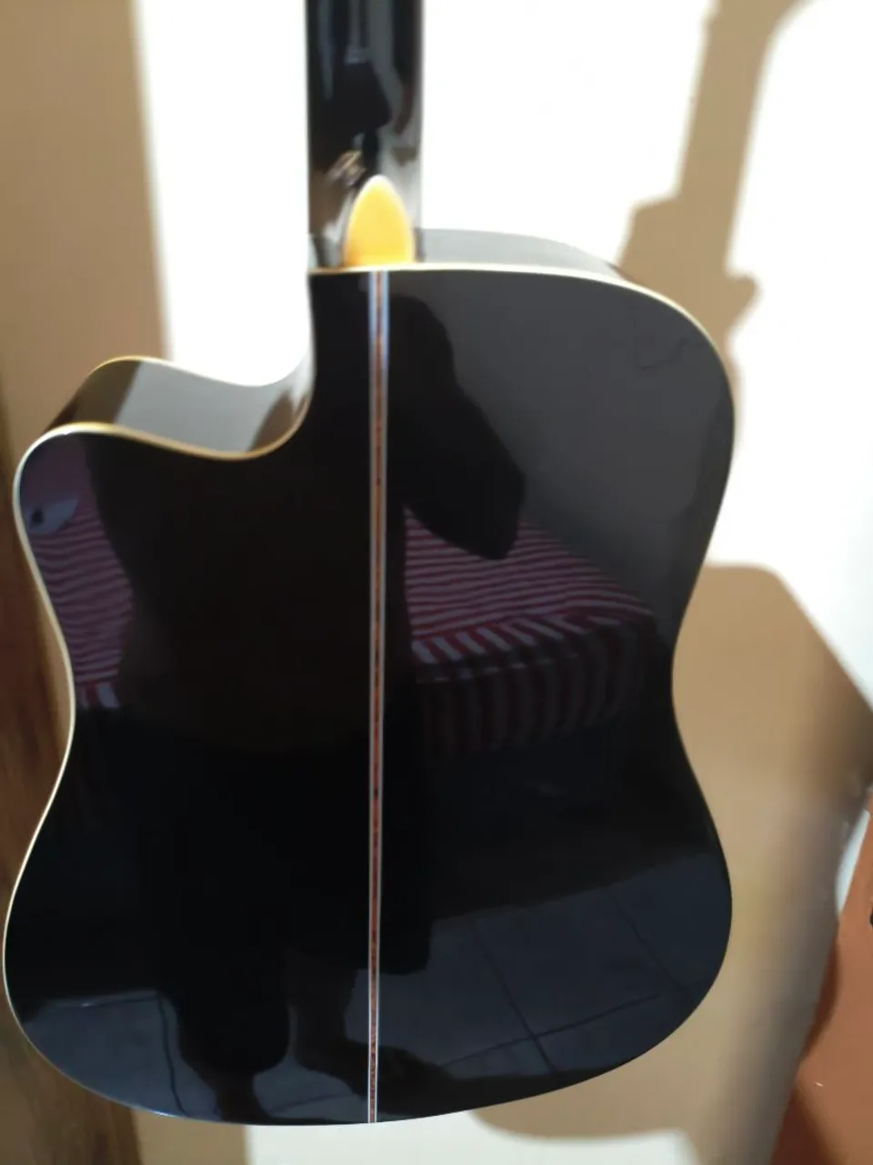 Violão Acústico Preto - Ótimo Estado