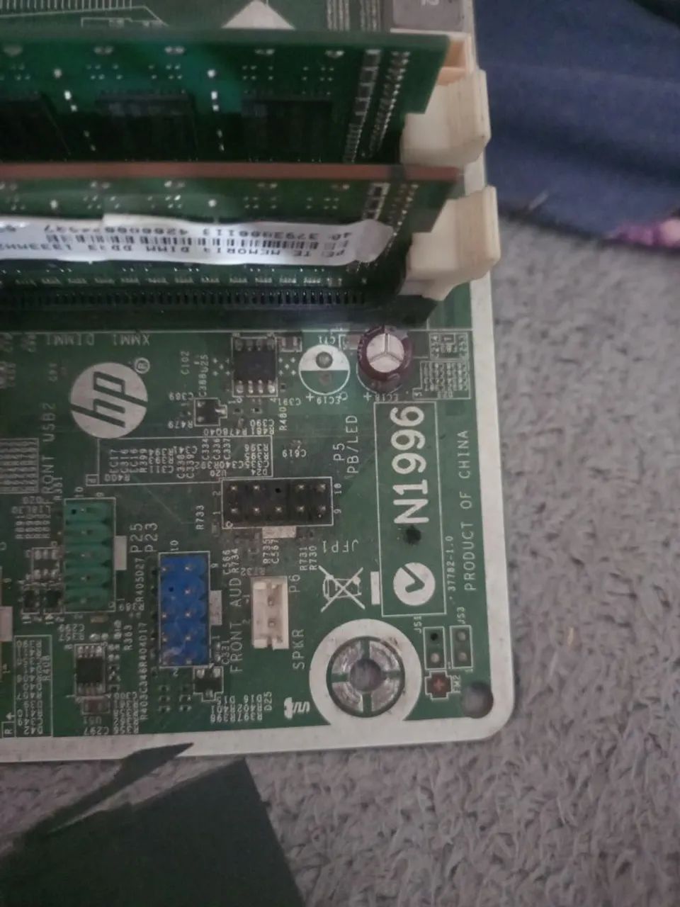Placa Mãe HP 1155 g470 kit, leia !! - Foto 2