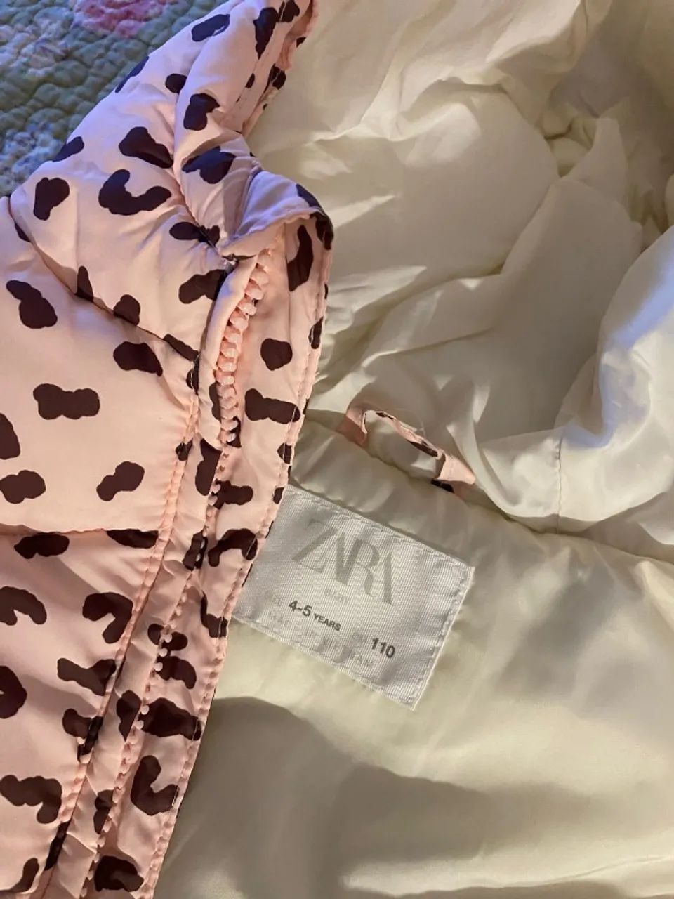 Colete infantil ZARA onça rosa - Foto 4