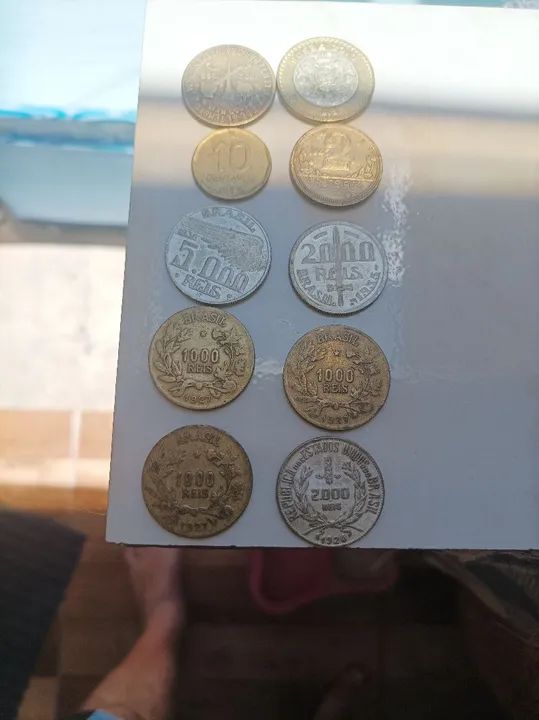 Moedas antigas brasileiras - Foto 3