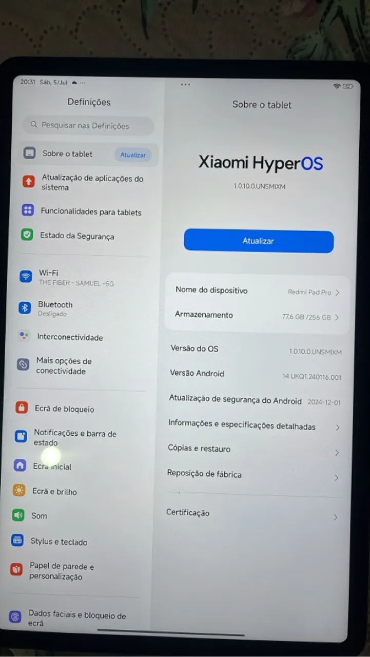 Redmi Pad PRO c/ Snapdragon 12 de RAM 256 GB