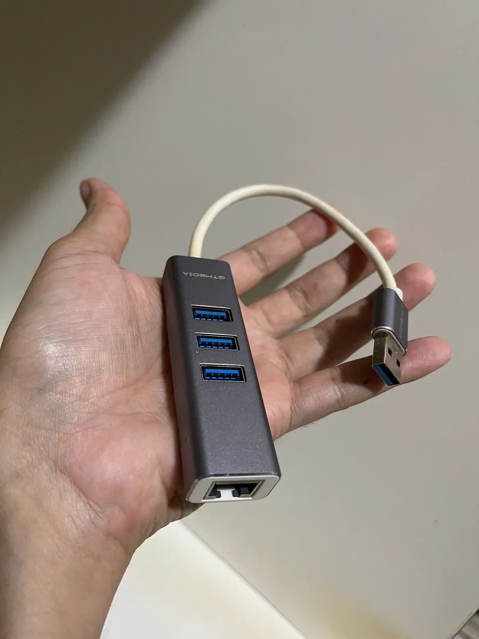 Hub Dock 3 USB 3.1 5Gbps + RJ45 Gigabit 1000Mbps 