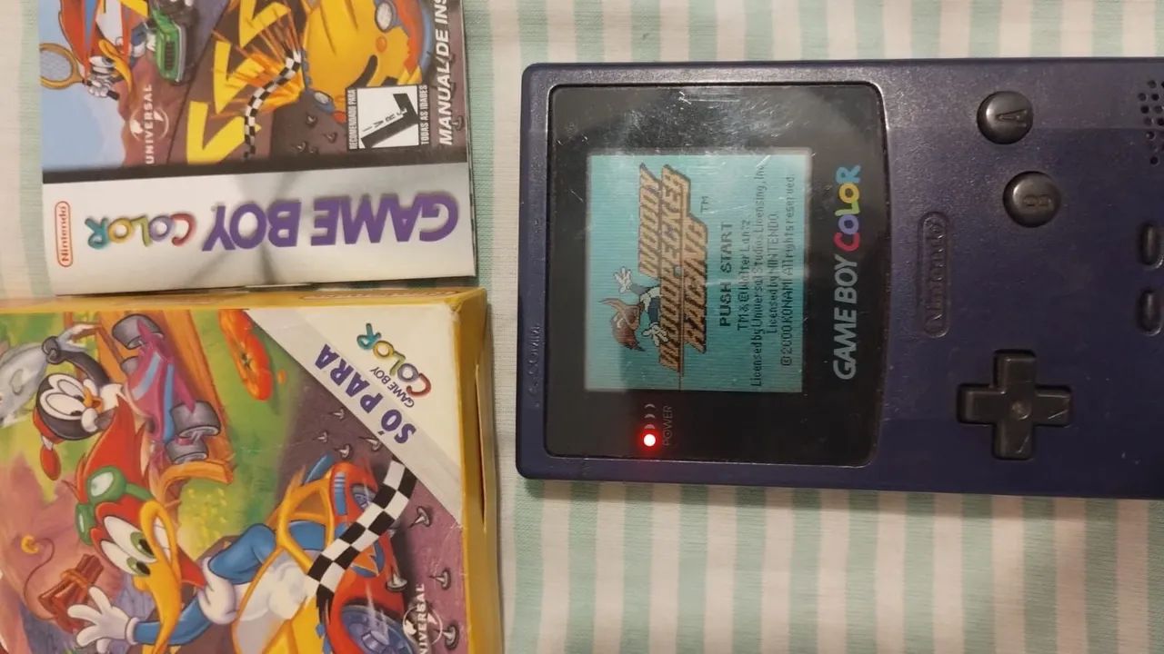 Jogo Pica-Pau Racing Game Boy Color Original - Jogos de Vídeo Game