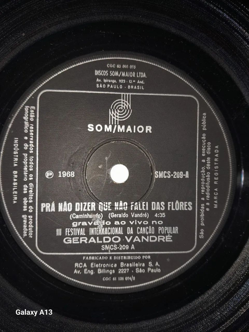 Vinil Compacto Geraldo Vandré Ano 1968 - Foto 3
