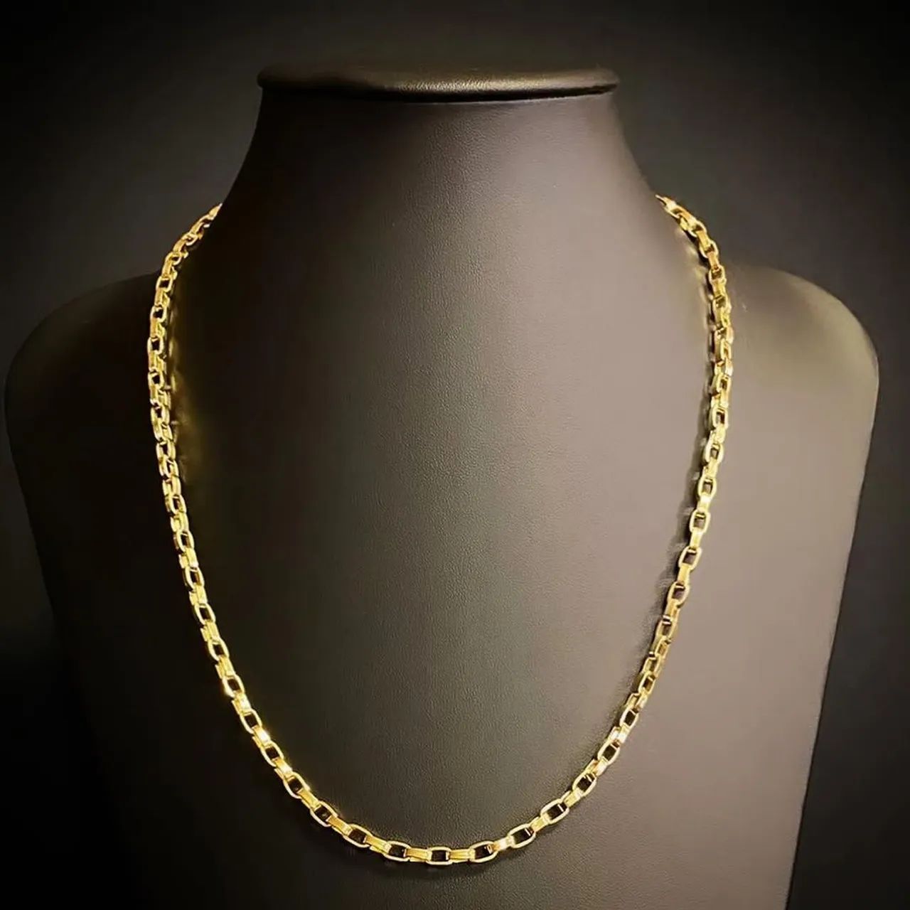 CORRENTES MASCULINAS BANHADAS A OURO 18K  - Foto 3