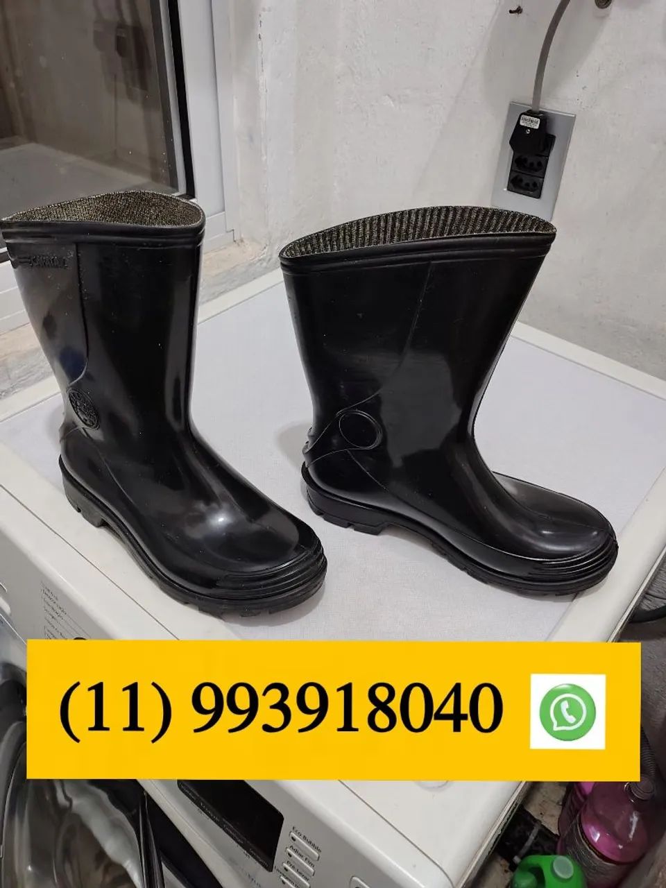 BOTAS DE SEGURANÇA EM BORRACHA 7 LÉGUAS CAPATAZ N° 38 P/ LIMPEZA, CHUVA<br>35,00 - Foto 2
