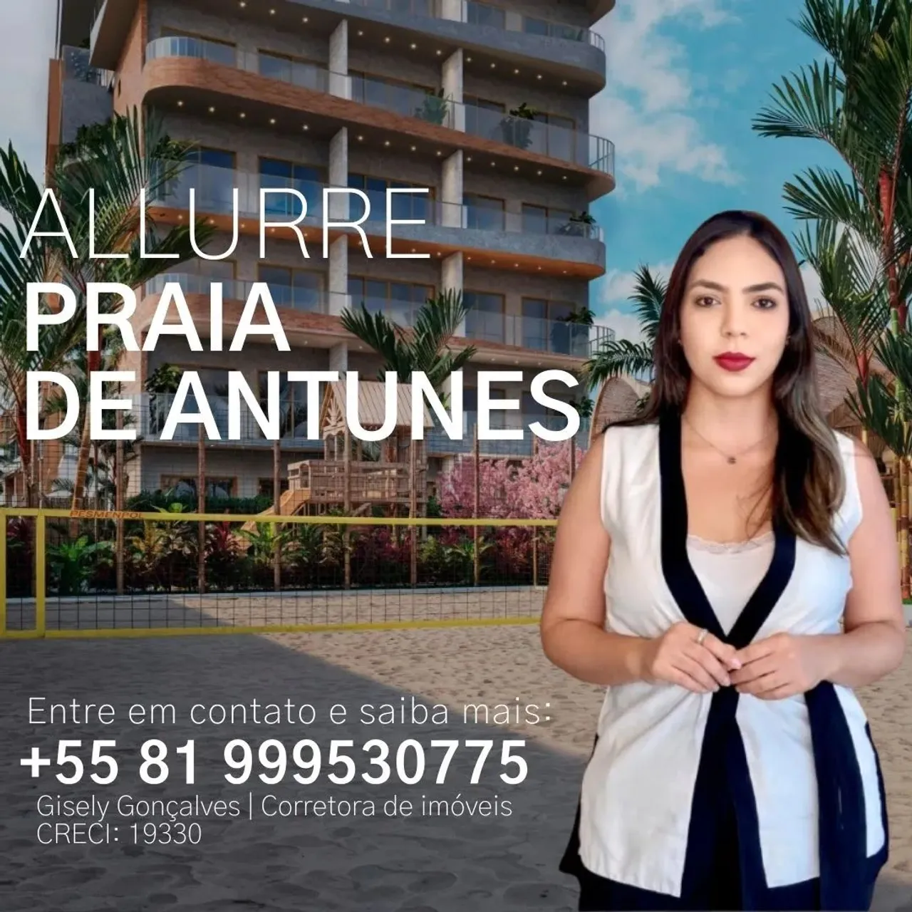 FLAT A BEIRA MAR NA PRAIA DE MARAGOGI | FLAT NA PRAIA DE ANTUNES | INVESTIMENTO INTELIGEN