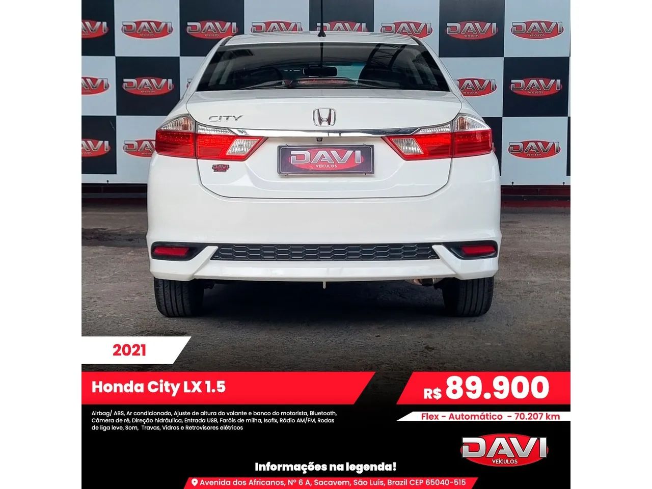 Honda City 2021 1.5 lx 16v flex 4p automático - Foto 4
