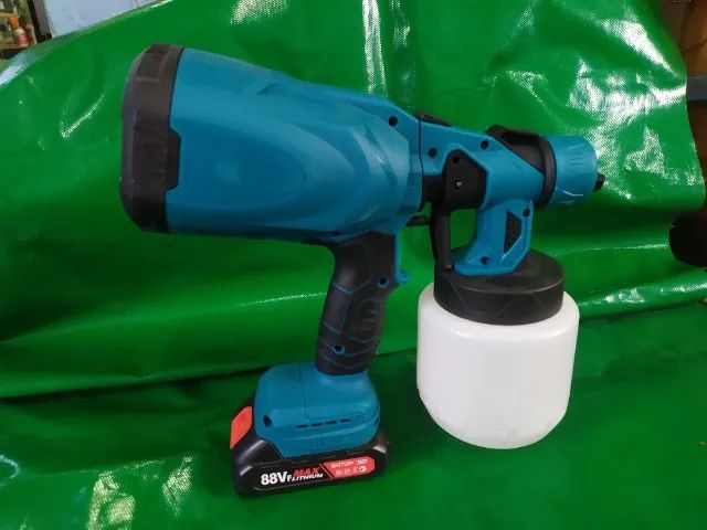 PISTOLA PARA PINTURA A BATERIA 18V - COM BATERIA SEM CARREGADOR