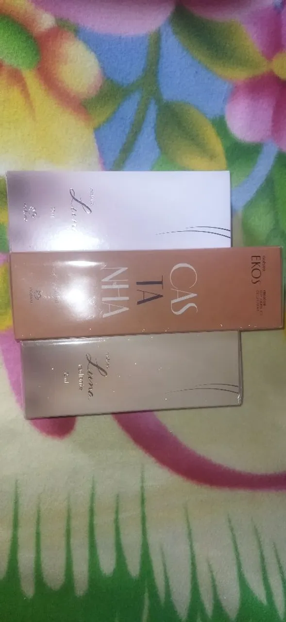 Perfumes Natura Luna, Ekos vendo ou troco por celular ou caixa amplificada