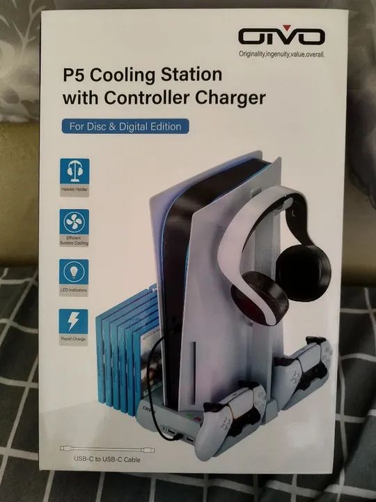 Base para Playstation 5 com cooler 