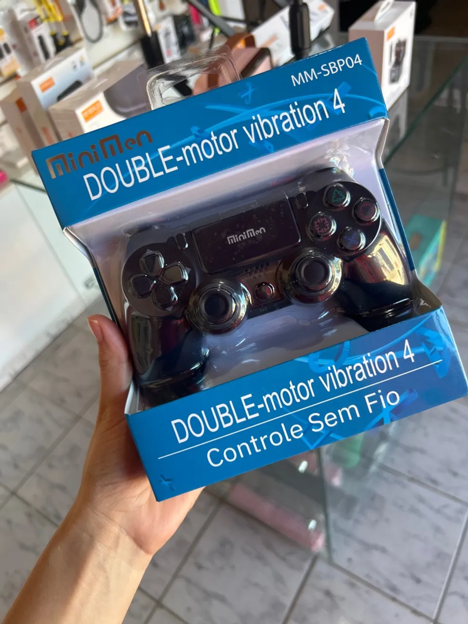 Controle Dualshock 4 MiniMen - Sem Fio