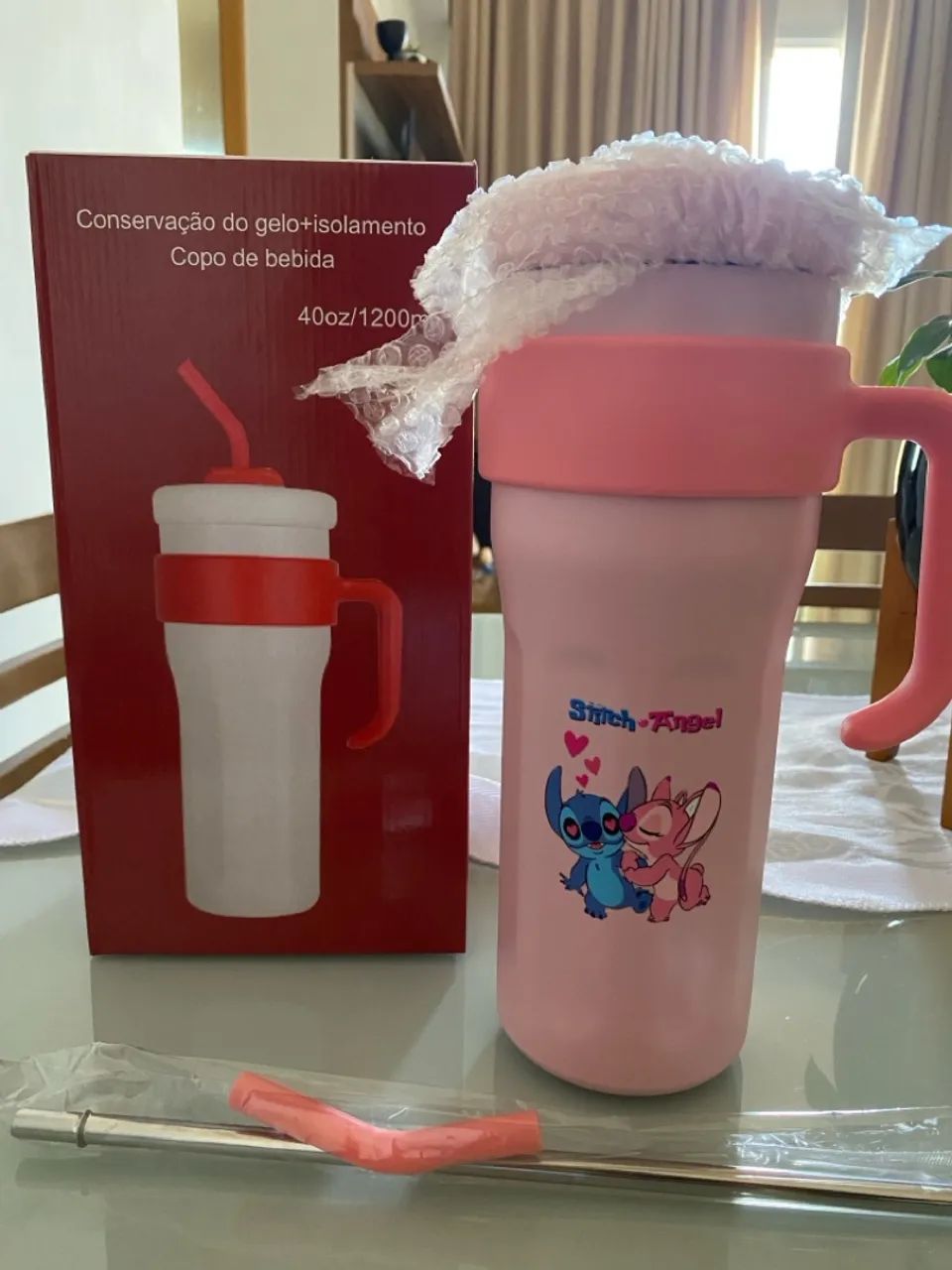 Garrafa rosa nunca usada! - Foto 6