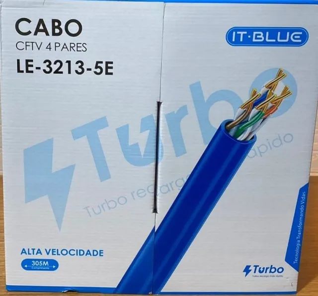 Vendo 299,00 Cabo LAN - CAT5 - Bobinas 305 mts  Profissional 