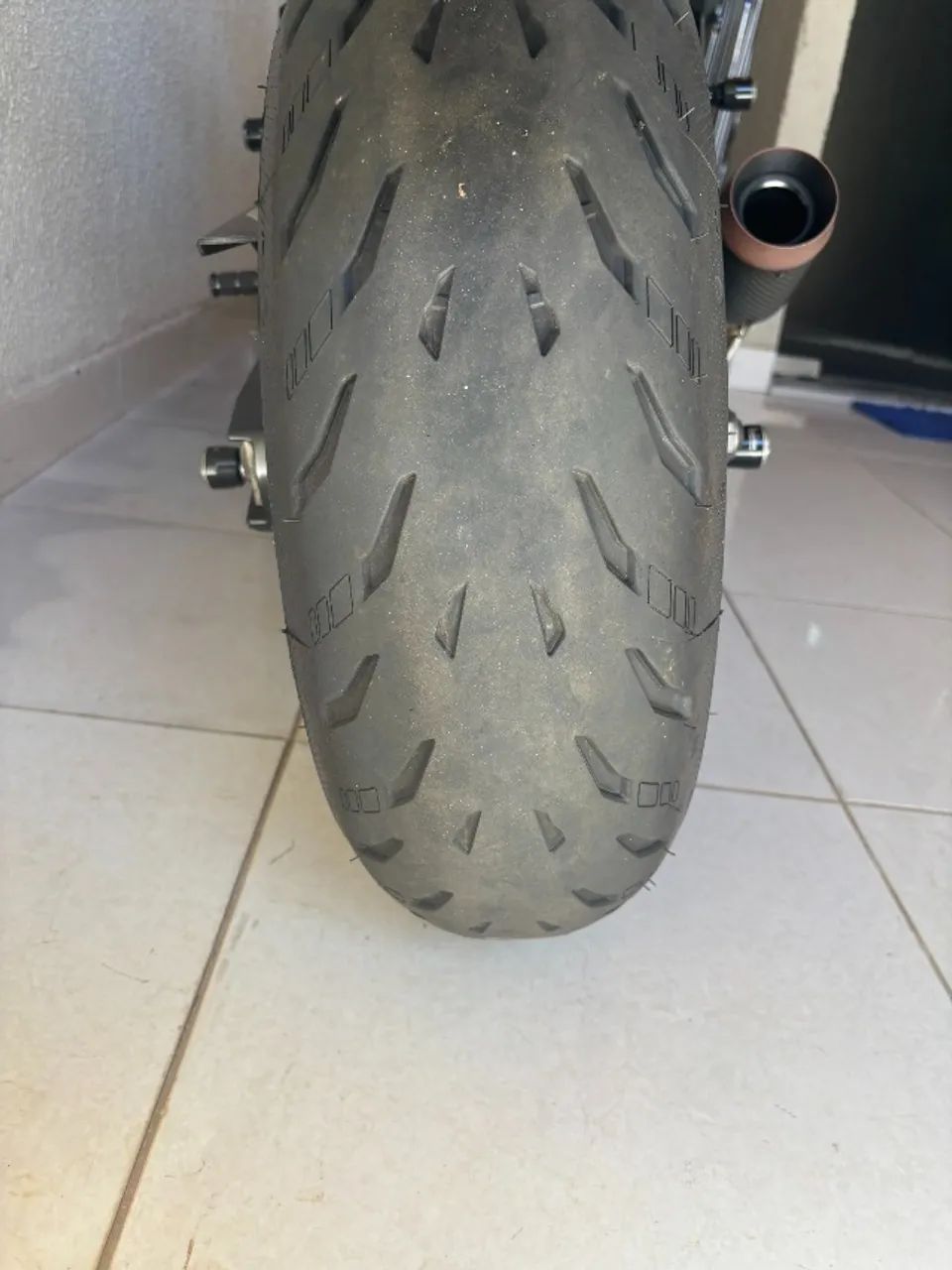 YAMAHA R1 MOTOR  CROSSPLANE 2010/2010 PRETO FOSCO - Foto 3