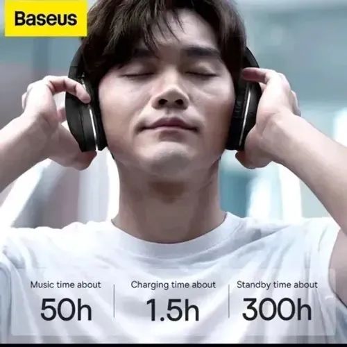 Baseus D02 Pro Fone De Ouvido Bluetooth Estéreo Sem Fio 5.0 Hifi Dobrável Esporte Headset  - Foto 2