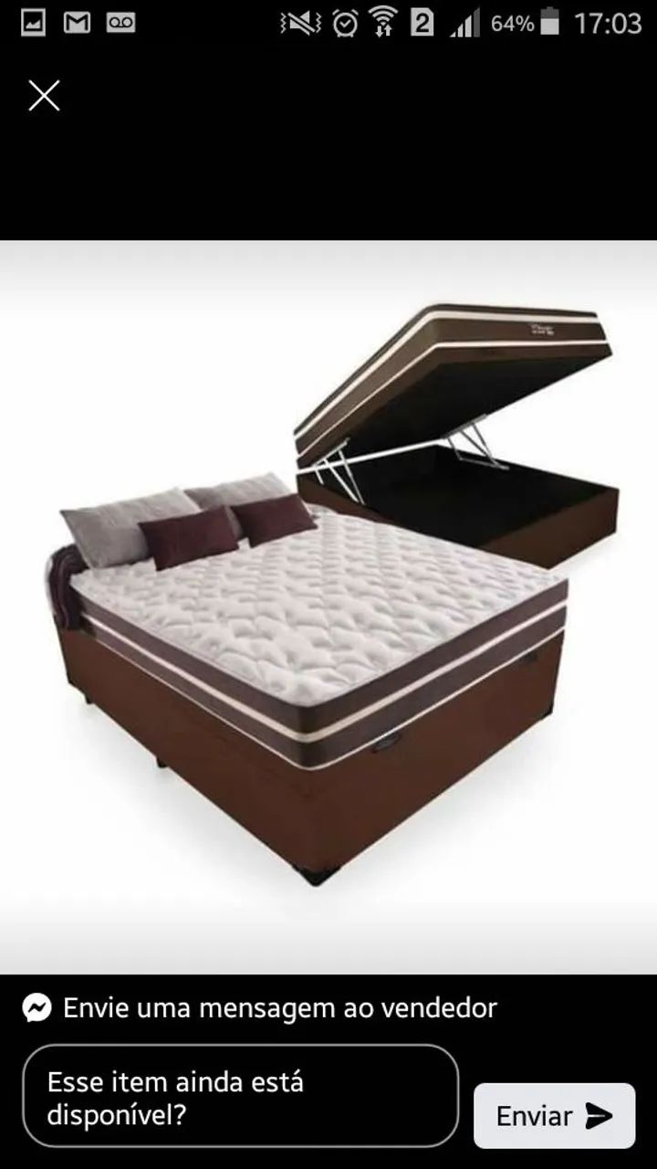 Cama Baú + colchão molas ensacadas!! - Foto 2