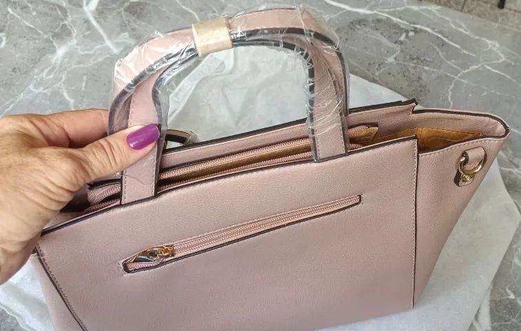 Bolsa feminina em couro Cris Helena - Foto 3