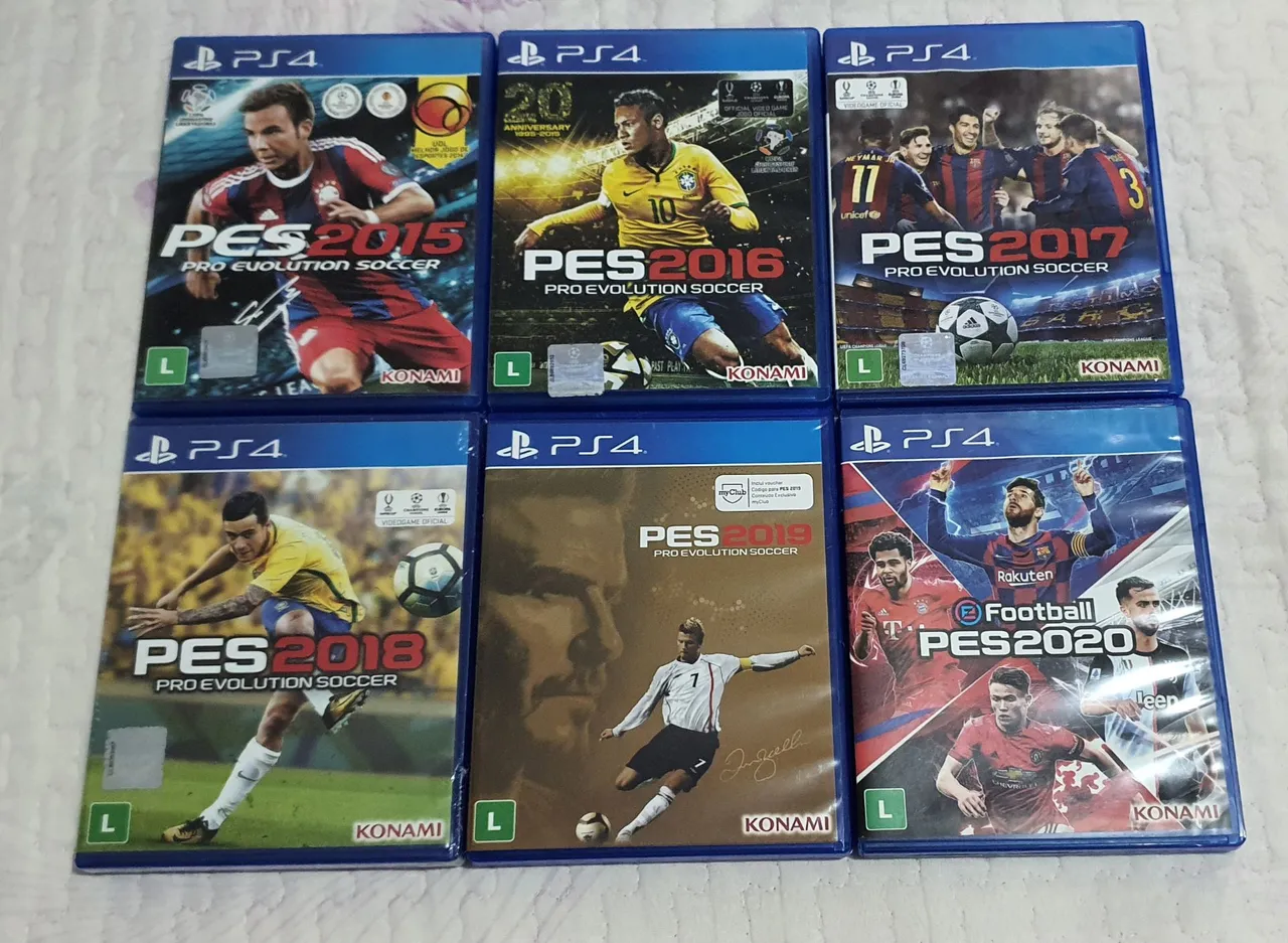 Coleção de Jogos PES para PS4