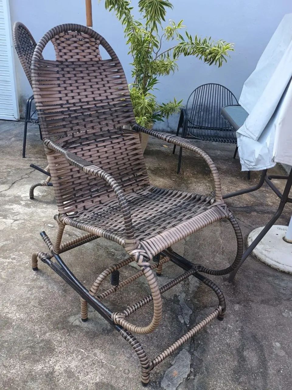 Conjunto de cadeiras de balanço para área externa - Foto 3