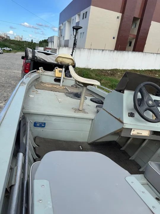 Lancha de alumínio Mogi Mirim Amazonas 600S, 6mts, plataformada, com motor Yamaha 40hp 4t - Foto 4