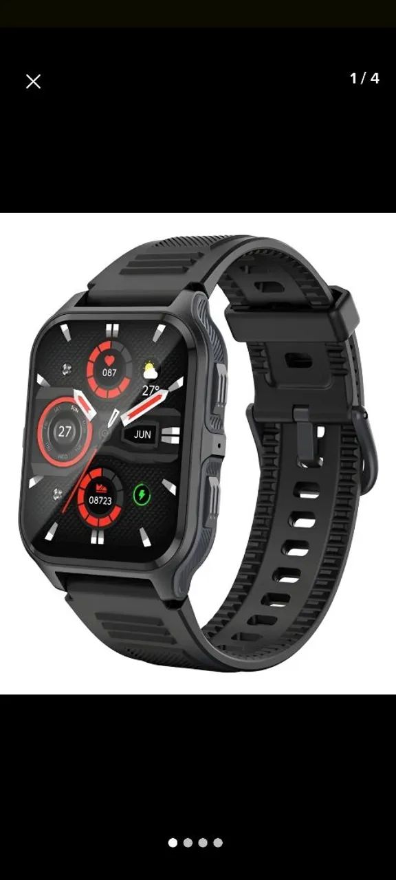 Smartwatch colmi p73,Tela 1.9, Notificação e atende Chamada na tela.