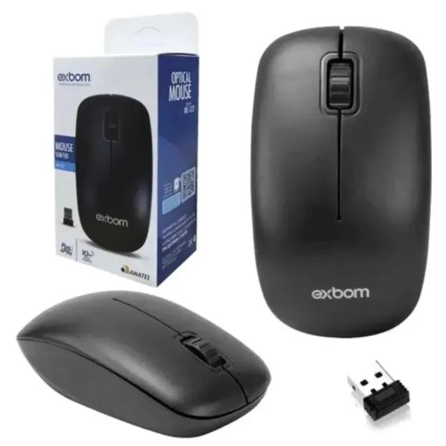 Mouse sem fio MS-S22 2.4Ghz EXBOM - Foto 2