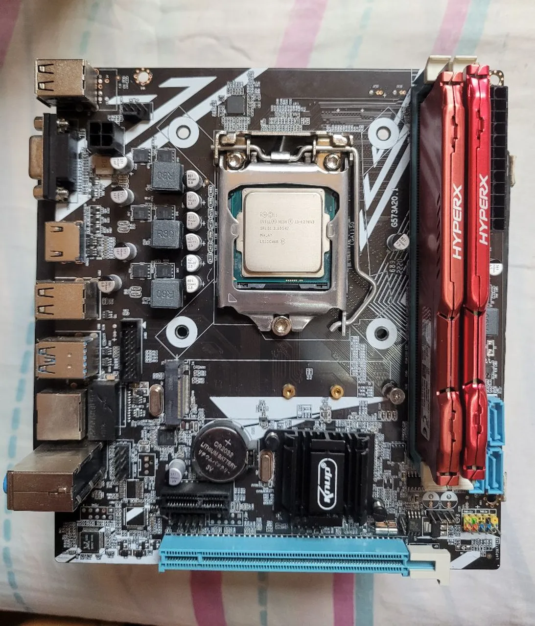 Kit Xeon E3 1270 v3, Placa mãe H81 e 16 GB 1866 mhz