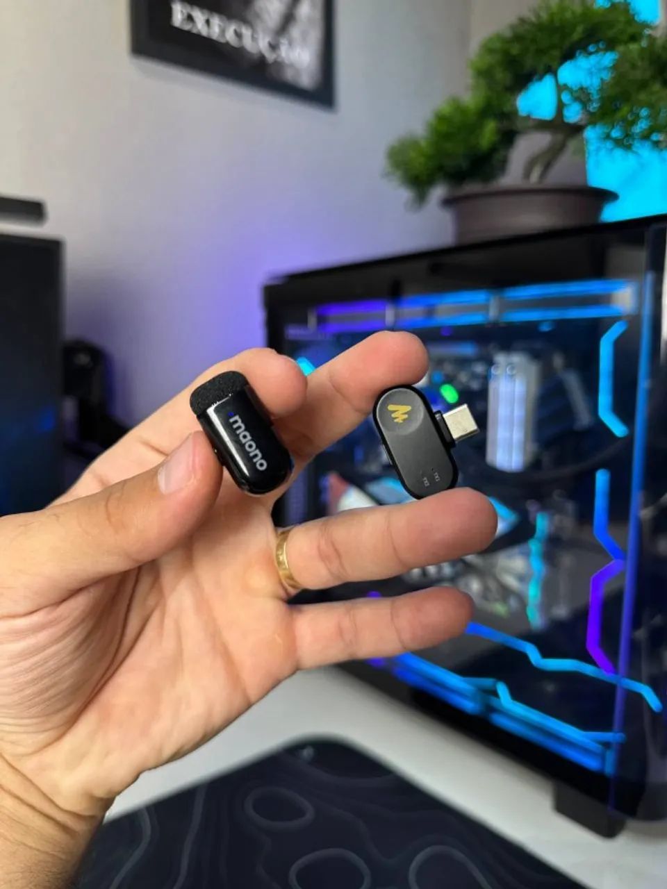 Microfone de Lapela Maono T1 Mini