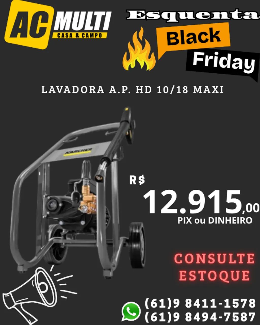 Lavadora A.P. HD 10/18 Maxi