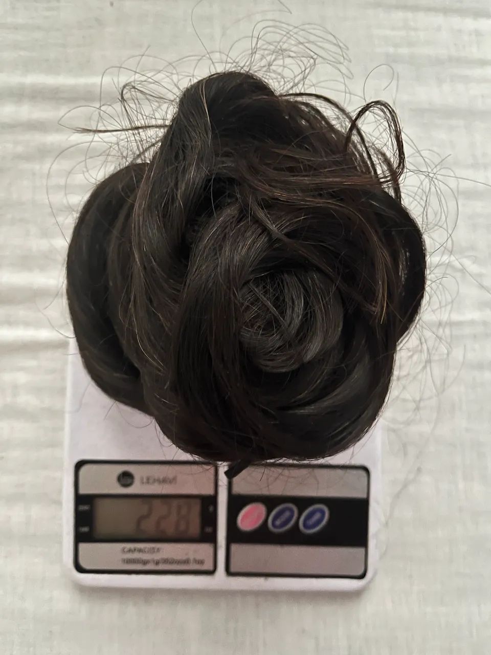 Cabelo humano indiano 65/70cm, leve ondulado  - Foto 2