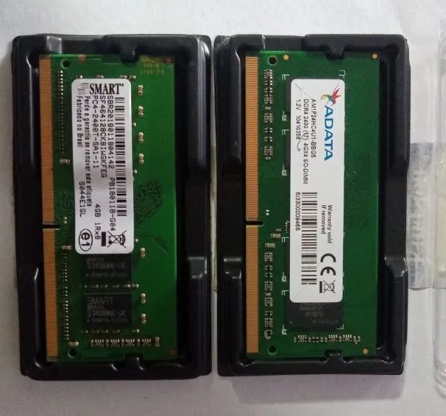 Memória Para Notebook DDR4 4GB 2400Mhz Adata/Samart
