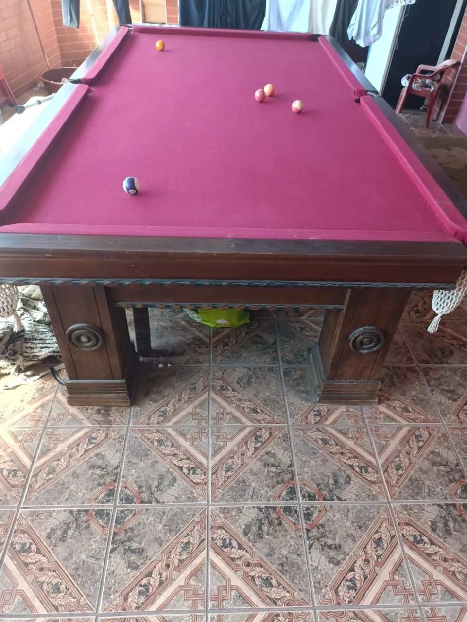 Sinuca mesa bilhar profissional luxo - Foto 4
