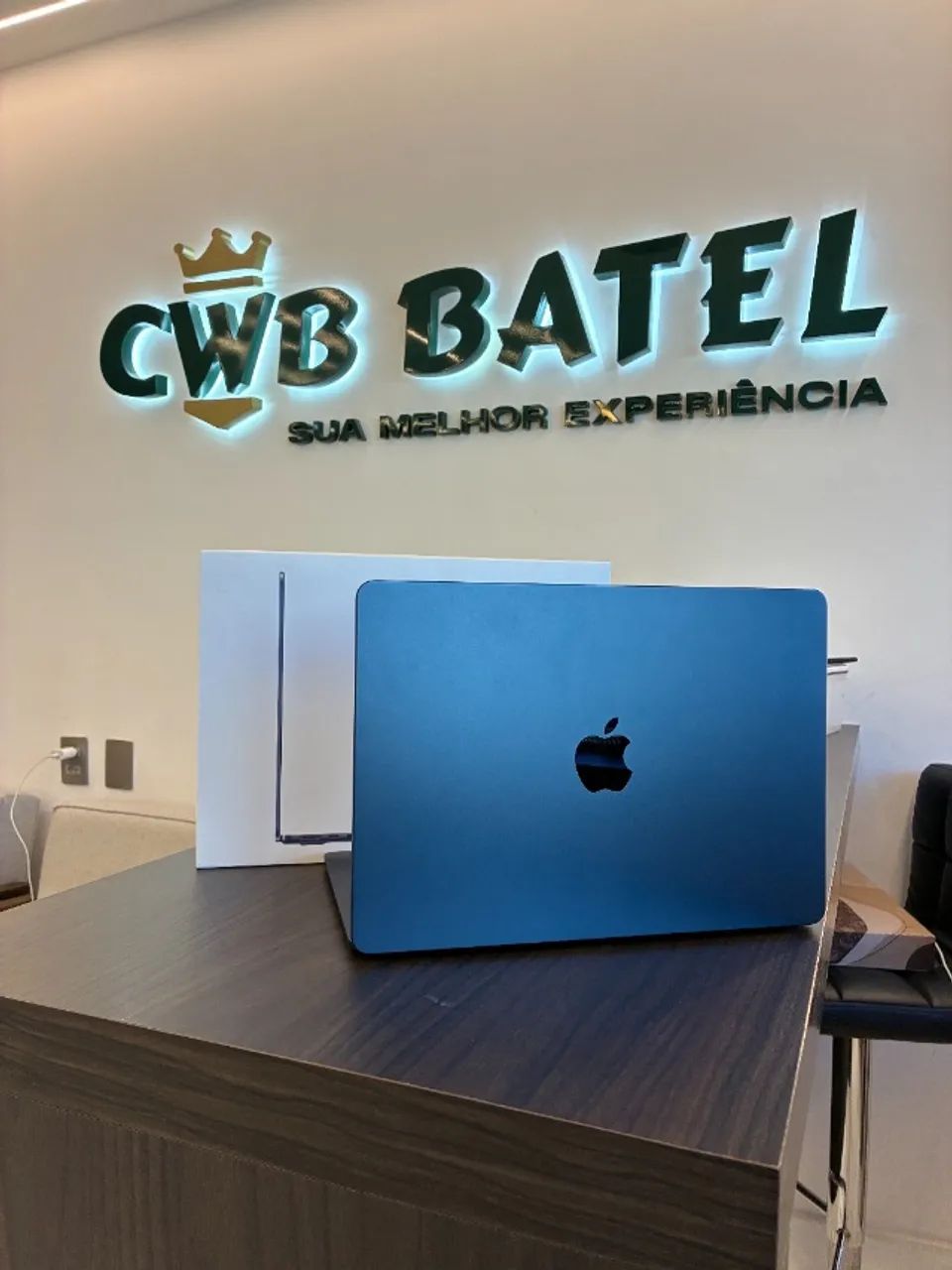 MacBook Air M3 8GB 256GB 13.6 Bateria 100% 79 Ciclos - Loja Fisica