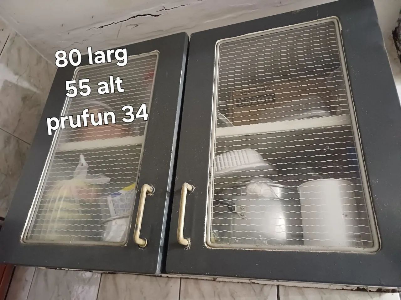 Armário de cozinha aço 