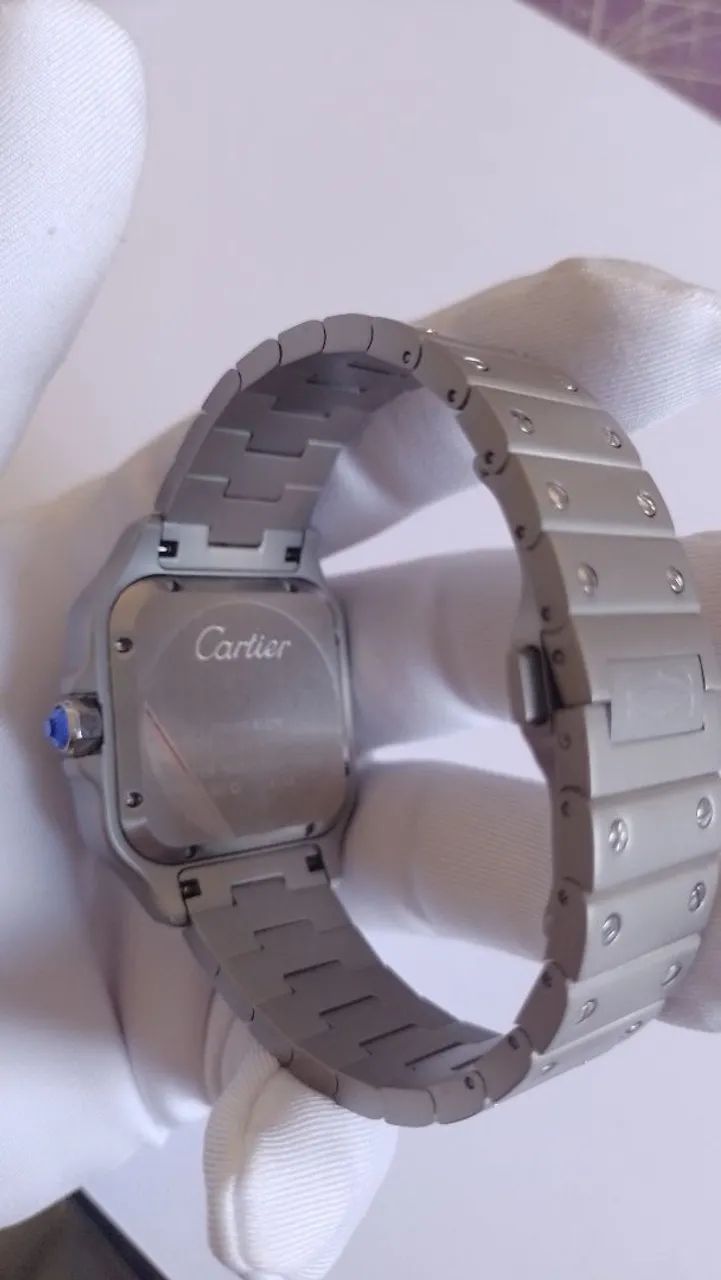 Cartier Santos Titanium automático ( linha Clone ) - Foto 2