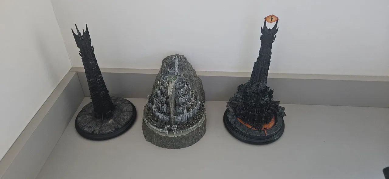 Senhor dos aneis, 3 miniatura da weta.