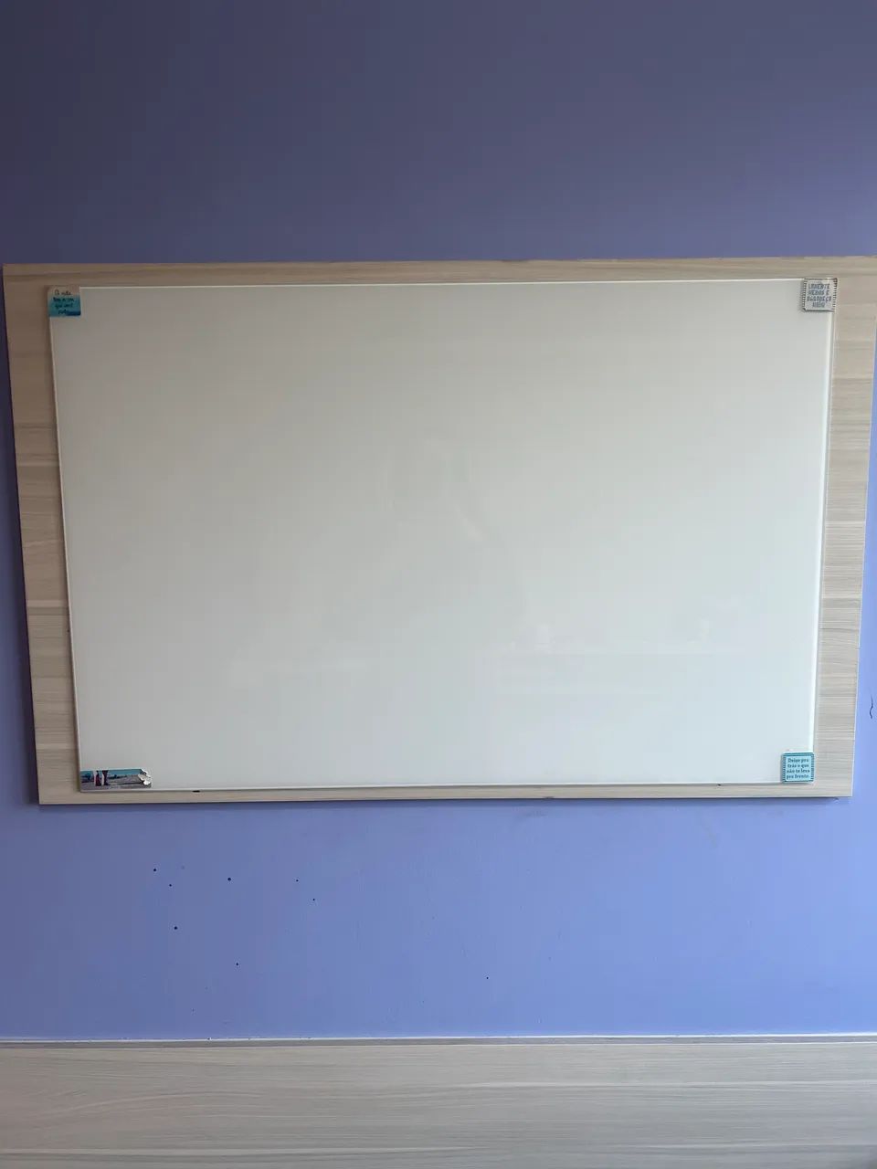 Quadro branco de vidro 