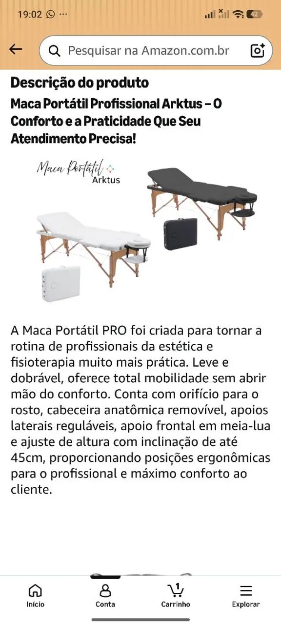 Maca Portátil Profissional Arktus - Foto 4