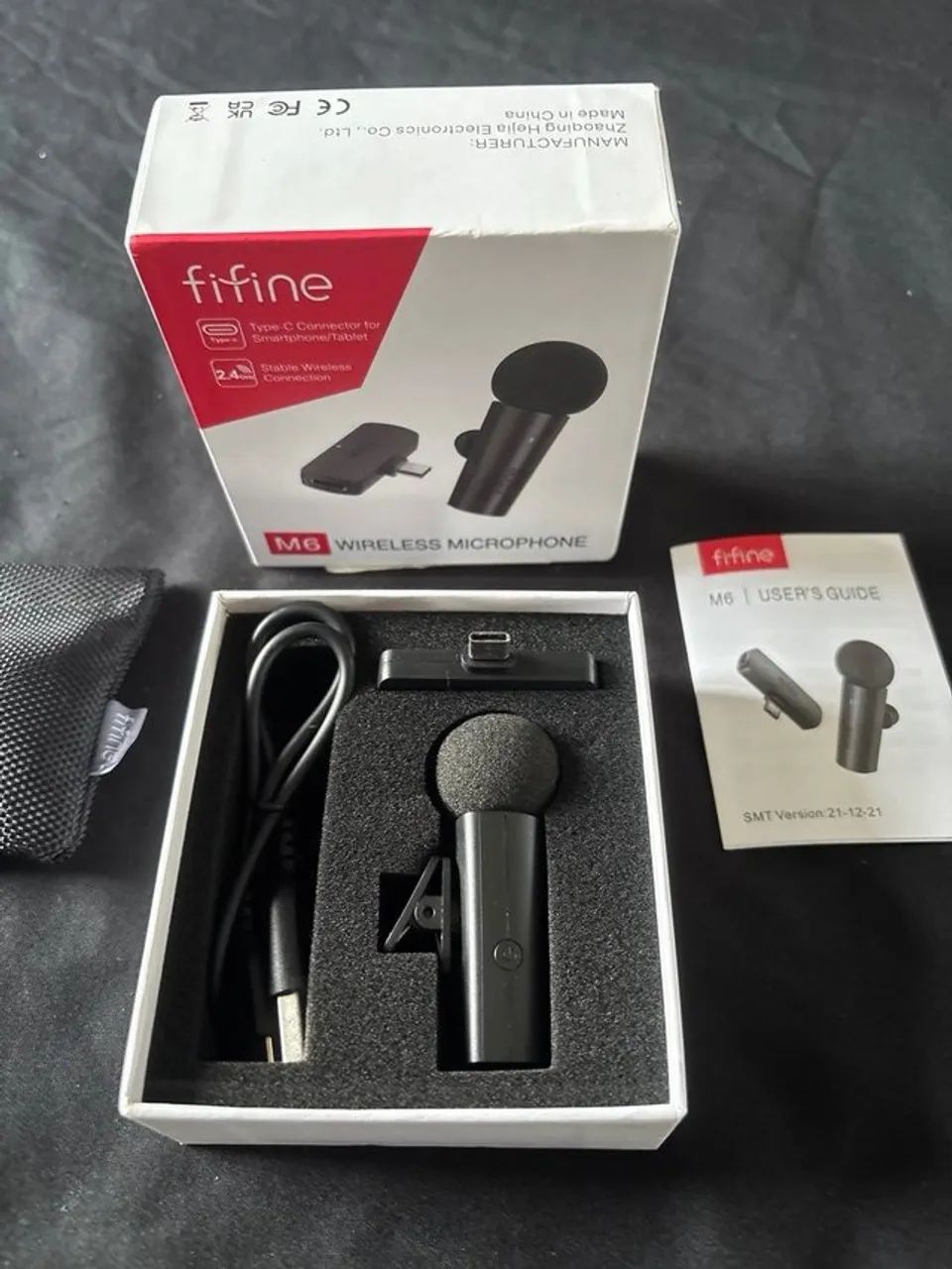 Microfone de Lapela Fifine M6 USB C - Foto 3