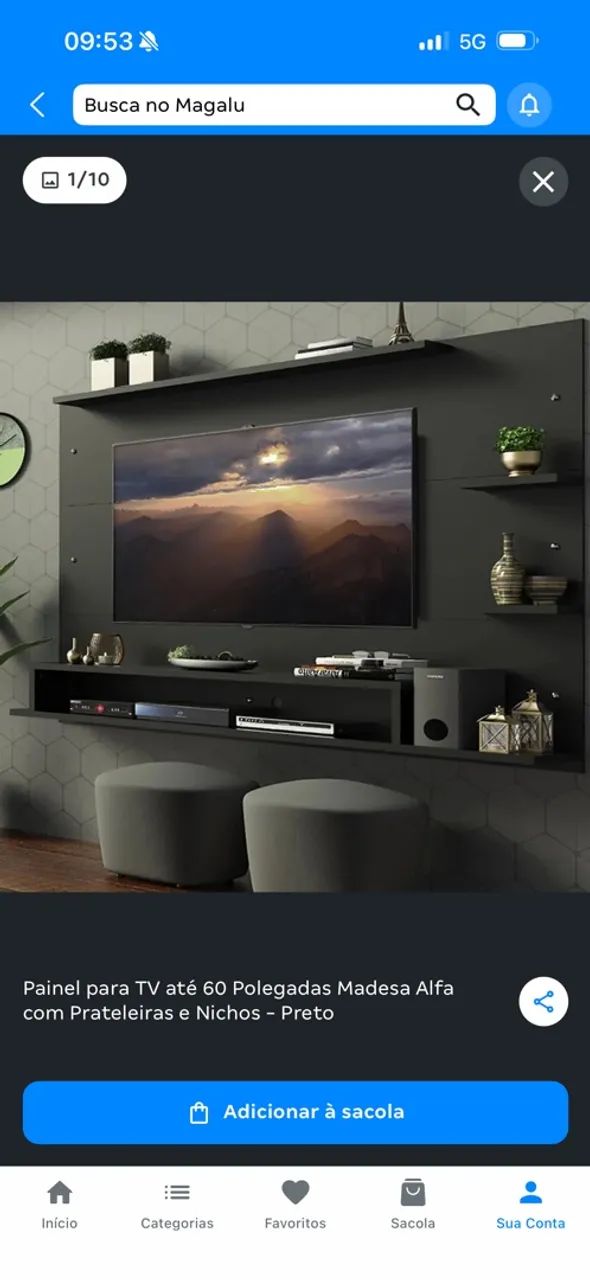 Painel de TV 60 Polegadas 