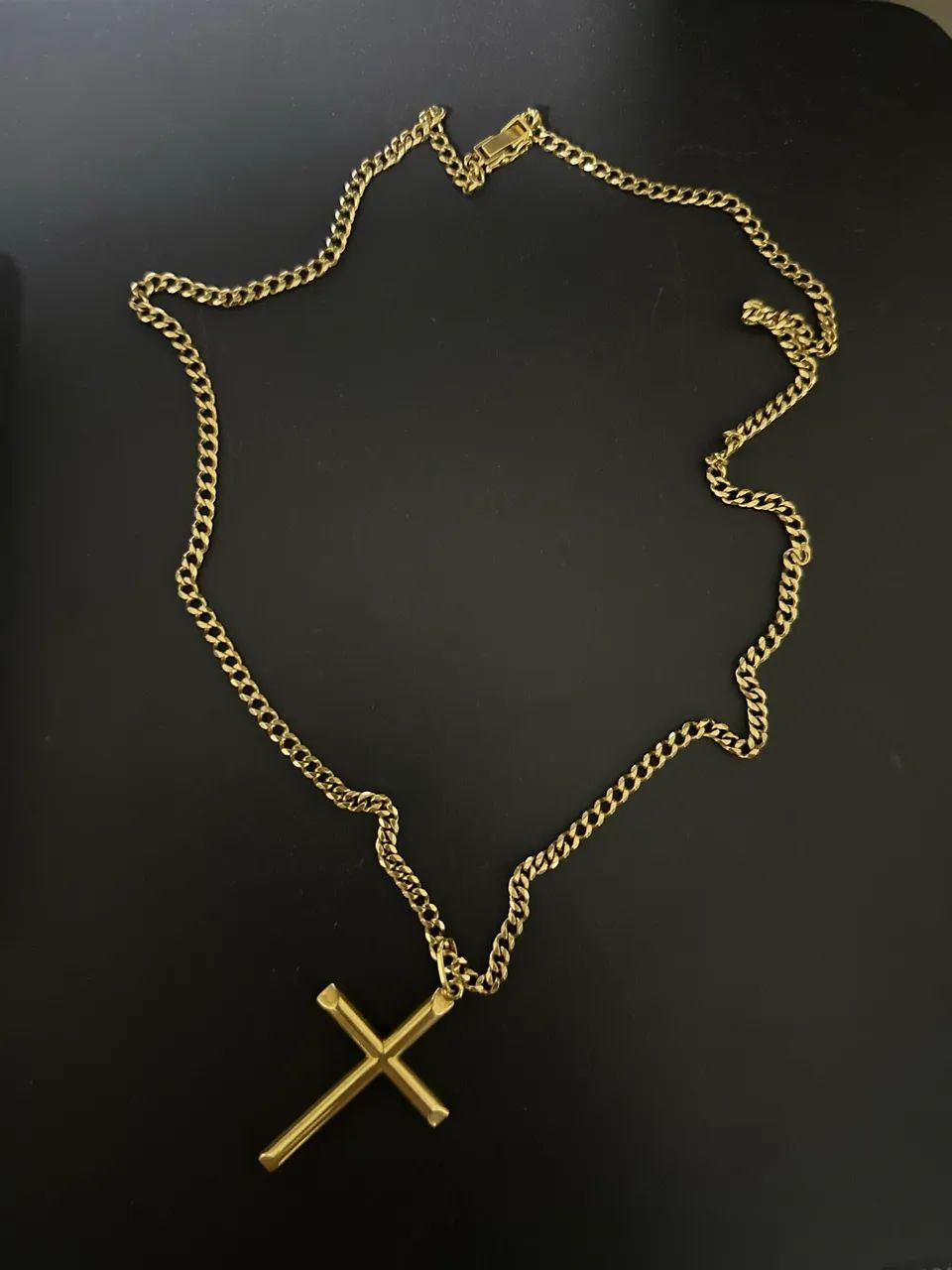 Cordão de Ouro 18k maciço com pingente  - Foto 2