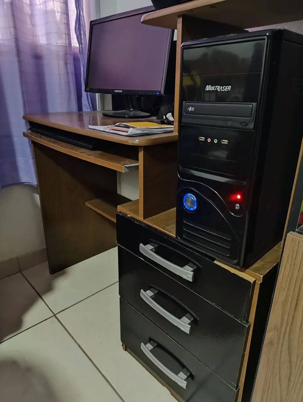 Computador Completo + Mesa - Foto 2