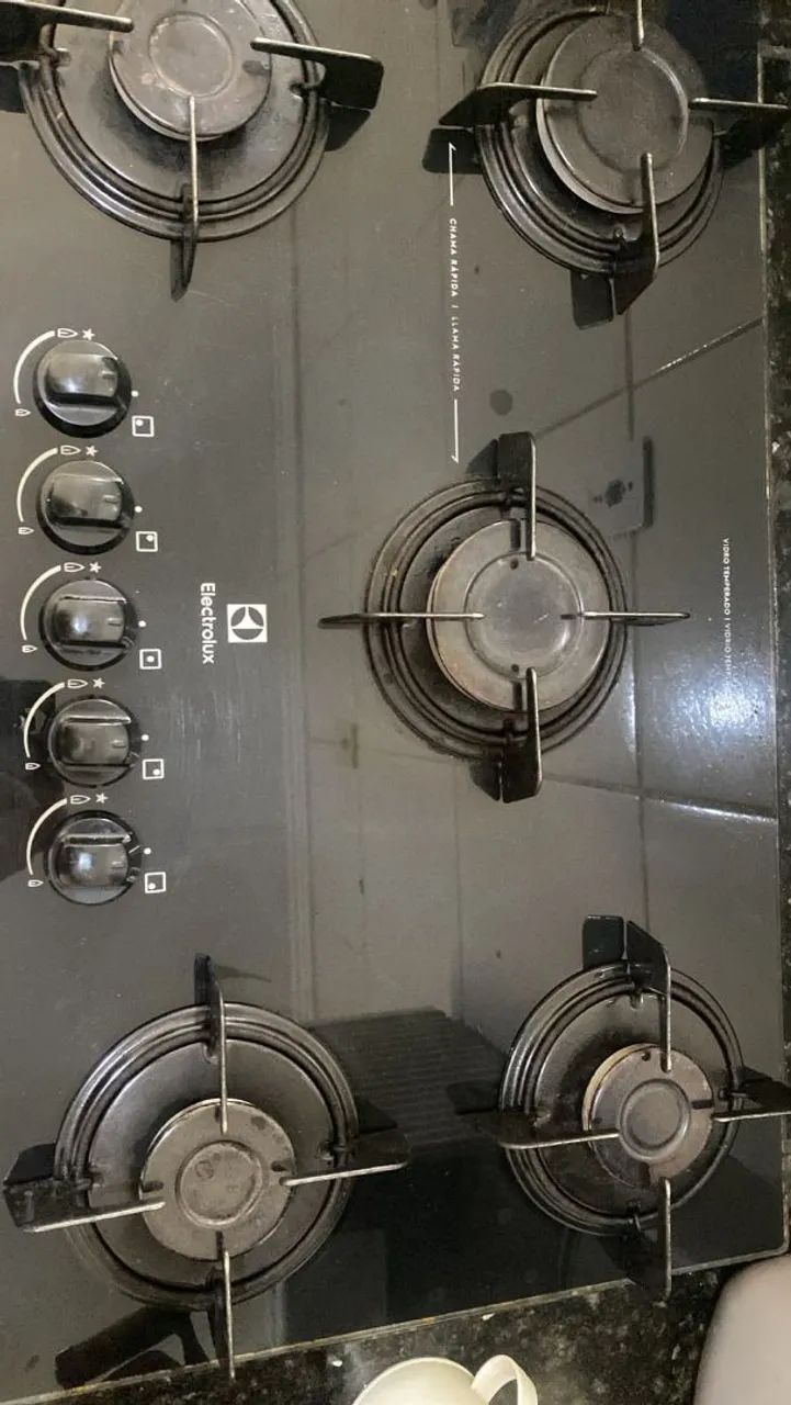 Cooktop Eletrolux 5 bocas 