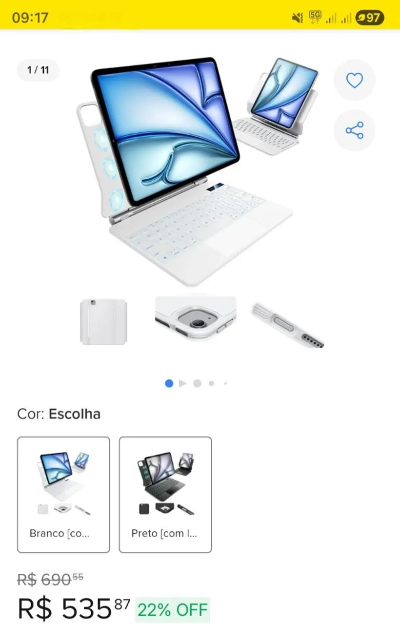 Teclado Tablet | NOVO - Foto 2