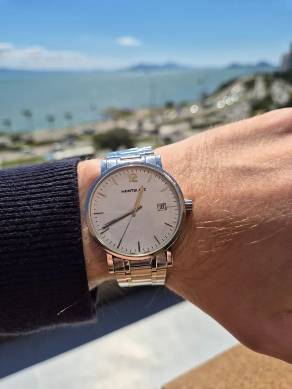 Relógio Montblanc Meisterstück Time Walker, case 39mm, produto autêntico - Foto 2