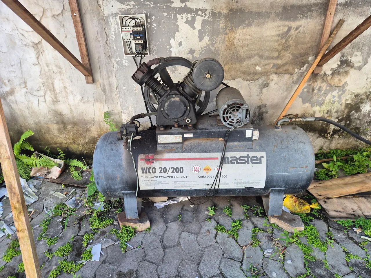 Compressor Wurth 20/200 litros 5HP