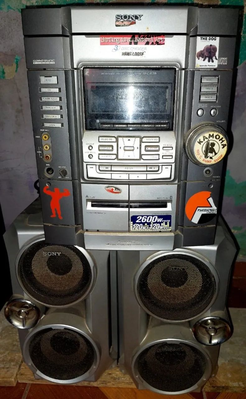 Aparelho de som Sony Modelo MHC-RG55