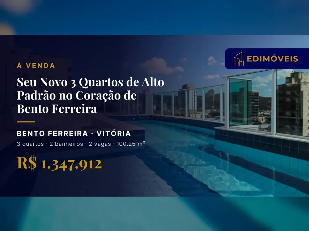 Apartamento Amplo e Elegante de 3 Quartos em Bento Ferreira